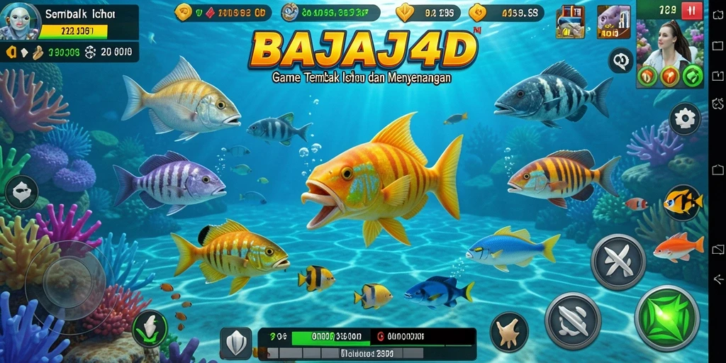 Screenshot gameplay BAJAJ4D yang menampilkan aksi menembak ikan.