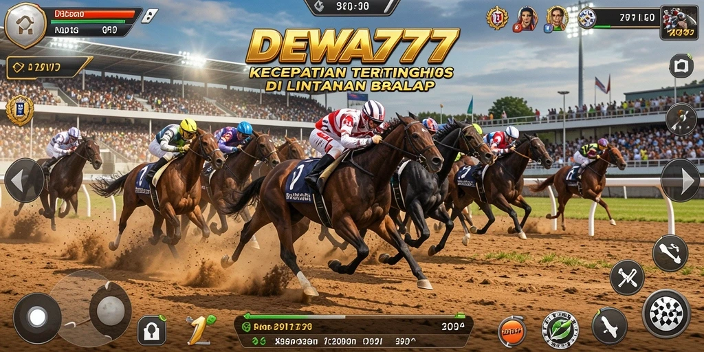 Gameplay DEWA777 yang mendebarkan di lintasan balap.