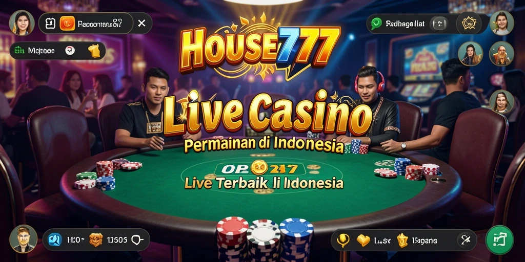 Gameplay Live Casino HOUSE777 yang menghibur dan interaktif.