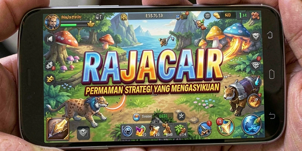 Tampilan menarik dari gameplay RAJACAIR yang penuh strategi.