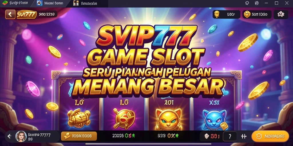 Tampilan gameplay SVIP777 dengan grafik mengesankan dan fitur menarik.