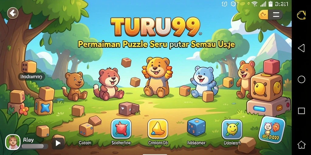 Tampilan menarik dari gameplay TURU99 yang penuh teka-teki.