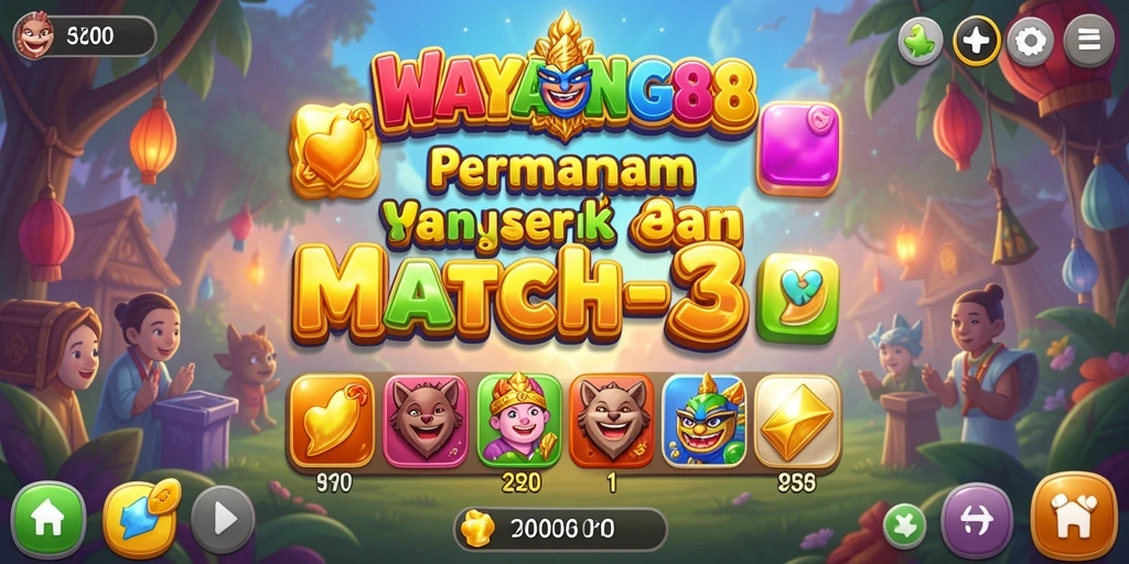 Tampilan gameplay WAYANG88 yang seru dan penuh warna.